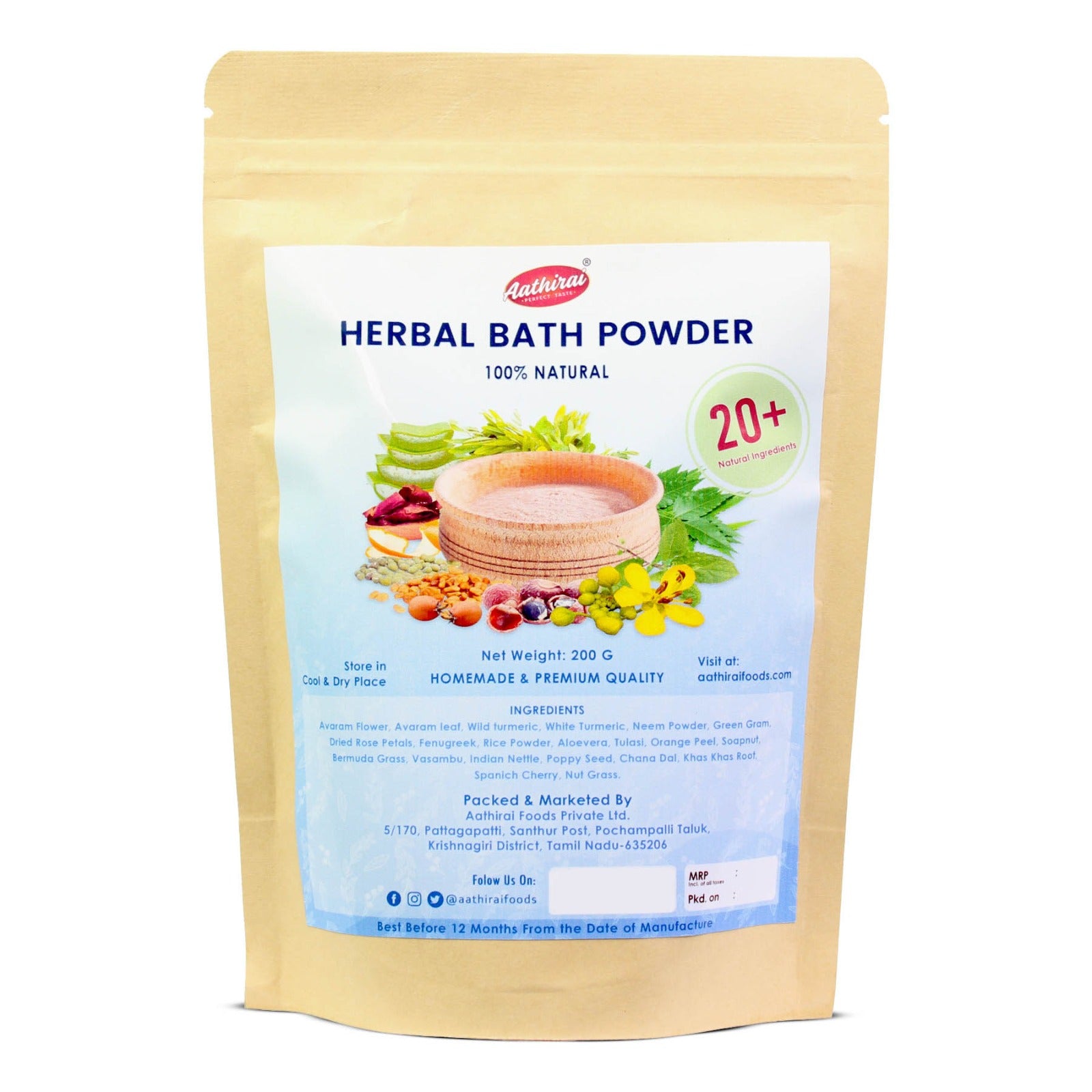 Herbal Bath Powder For Women Order Online Aathirai Aathirai