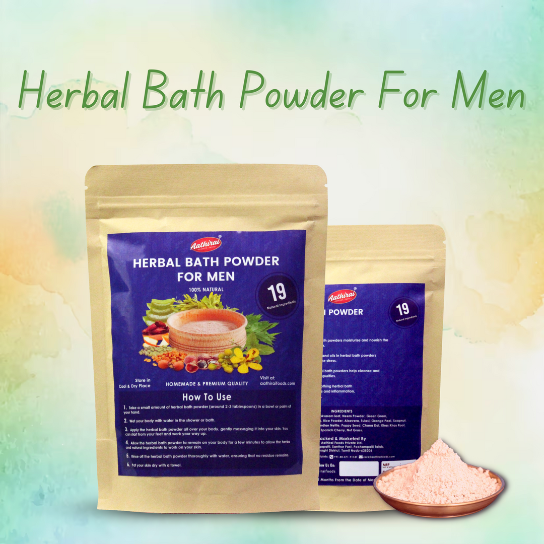 Herbal Bath Powder For Men Order Online Aathirai Aathirai Foods