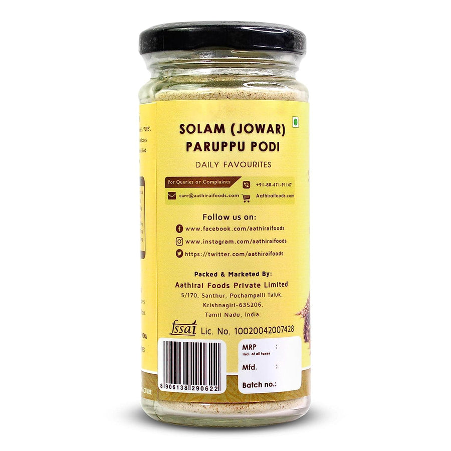 Solam/Jowar Dal Podi | Homemade Podi | Order Online - Aathirai ...